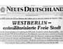 La seconda Crisi di Berlino La seconda Crisi di Berlino